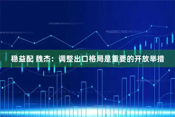 稳益配 魏杰：调整出口格局是重要的开放举措